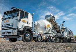 DYNAMIX Concrete Mixer Truck with SIMEM Bison supplied by Gough Industrial Solutions